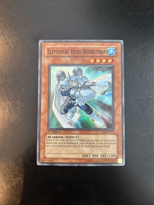 Elemental HERO Bubbleman YSDJ-EN017 Starter Deck: Jaden Yuki-1st Edition-image