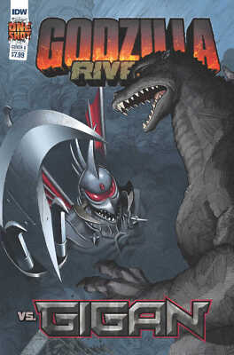 Godzilla Rivals vs Gigan One Shot Cover A Ej Su-image