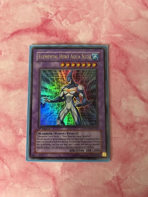 Yugioh: Elemental Hero Aqua Neos - Ultra Rare - POTD-EN031 - NM 1st Edition-image
