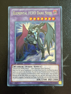 Elemental HERO Dark Neos LCGX-EN059 Yu-Gi-Oh Legendary Collection 2-1st Edition-image