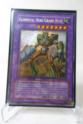 Yu-Gi-Oh! Elemental HERO Grand Neos CT04-EN001 Limited Edition Secret Rare NM/VL-image