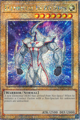 Elemental HERO Neos - TN23-EN006 - Quarter Century Rare 1st - Near Mint YuGiOh-image