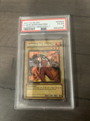 Elemental Hero Burstinatrix EHC1-EN002 Secret Rare PSA 4!-image
