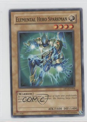 Elemental HERO Sparkman Unlimited YuGiOh Duelist Pack: Jaden Yuki #DP1-EN004 0j6-image