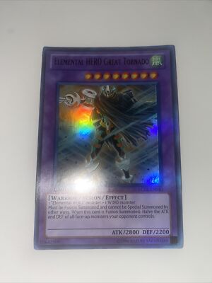 Yu-Gi-Oh - ELEMENTAL HERO GREAT TORNADO - LC02-EN010 - ULTRA - NM/M D-image