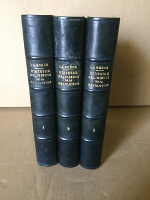 History Mantis de La Revolution Francaise P Gorce Tome I II And III-image