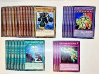 Yu-Gi-Oh! Competitive Deluxe Elemental Hero Electrum Deck + Extra Deck + Bonus!-image