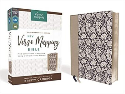 NIV, Verse Mapping Bible IMITATION LEATHER 2021 by Zondervan-image