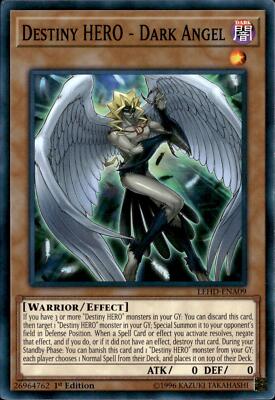 Yu-Gi-Oh! Destiny HERO - Dark Angel LEHD-ENA09 Common NM-image