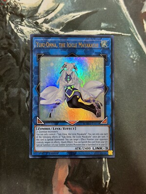 Yugioh Yuki-Onna, the Icicle Mayakashi Ultra Rare MAMA-image
