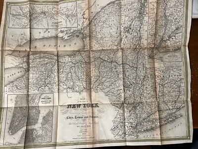 1842 Gazetteer Of The State Of New York With Map; As Is-image