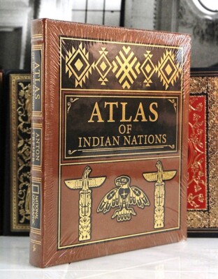 ATLAS OF INDIAN NATIONS - NAT GEO - Easton Press - Anton Treuer - SEALED w/ BOX-image