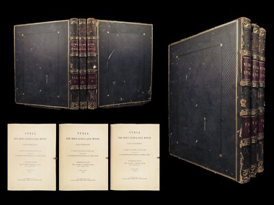 1838 Holy Land ART Syria & Turkey Arabic Ruins Damascus Constantinople Allom-image