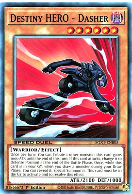 YGO SGX1-ENB05 C Destiny HERO - Dasher SGX1-ENB05 Yu-gi-oh-image