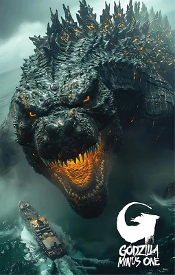 Godzilla Minus One Movie Poster Fan Gift-image
