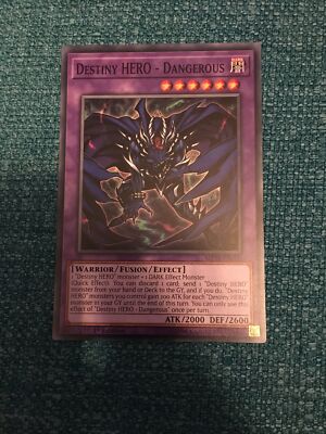 Destiny HERO - Dangerous MP18-EN100 Common Yu-Gi-Oh Card English 1st Edition New-image