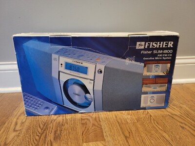 FISHER SLIM 1800 CD Remote AM/FM Radio- NEW -image