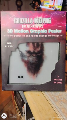 3D Motion Graphic Poster Godzilla X Kong TheNewEmpire ByOtaku www.otakulamps.com-image