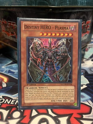 Destiny Hero - Plasma - LCGX-EN134 - Super Rare [Mint!] 1st Edition-image