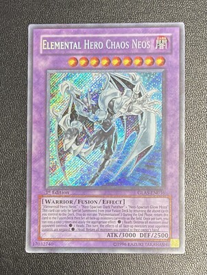 Elemental Hero Chaos Neos 1st Edition NM/LP GLAS-EN036-image
