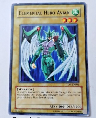 Yu-Gi-Oh Elemental Hero Avian-The Lost Millenium TLM-EN001 Unlimited -image