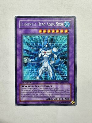 YuGiOh! Elemental Hero Aqua Neos - DP03-EN012 - 1st Edition - Rare-image