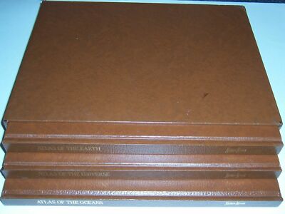 VINTAGE Neiman Marcus THE ATLAS COLLECTION Earth Oceans and Universe 3 vols-image
