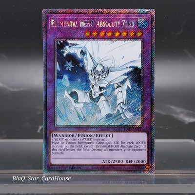 Elemental HERO Absolute Zero (Platinum Secret Rare) RA03-EN231 Yu-Gi-Oh TCG -image