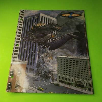 1998 Vintage Godzilla Pocket Folder Tristar Collectible Art-image