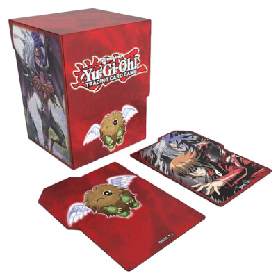 Konami Yu-Gi-Oh Card Case - JADEN AND YUBEL (Holds Over 70 Sleeved Cards) - New-image