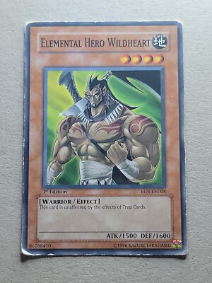 Elemental Hero Wildheart - EEN-EN008 - 1st Edition - YuGiOh-HP -image