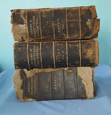 1870 History Pennsylvania Civil War Volunteers Vols III IV V 85th-215th Regiment-image