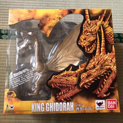 Genuine BANDAI Monster Arts King Ghidorah figure statue-image