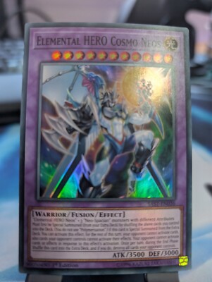 YuGiOh! Elemental HERO Cosmo Neos SAST-EN036 Super Rare 1st Ed-image