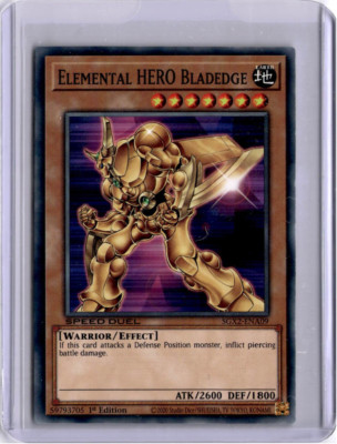 #SGX2-ENA09 - ELEMENTAL HERO BLADEDGE  - SPEED DUEL GX- YU-GI-OH-image