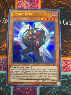 Yu-Gi-Oh! Destiny HERO - Celestial Duel Overload DUOV-EN069 Ultra 1st Edition NM-image