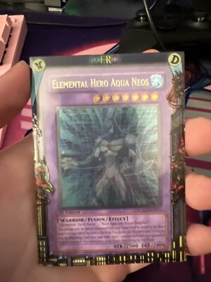 Yu-Gi-Oh! Ultimate Rare Elemental Hero Aqua Neos POTD-EN031 1st Edition NM EURO-image