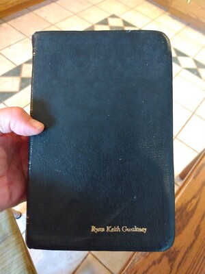 ©1987 Amplified Bible Black Bonded Leather  Expanded Edition AMP Classic-image