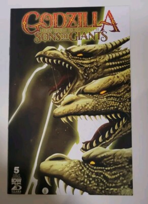 GODZILLA: HTBD II-SONS OF GIANTS #5 11/2024 VF+ COVER A IDW PUBLISHING-image