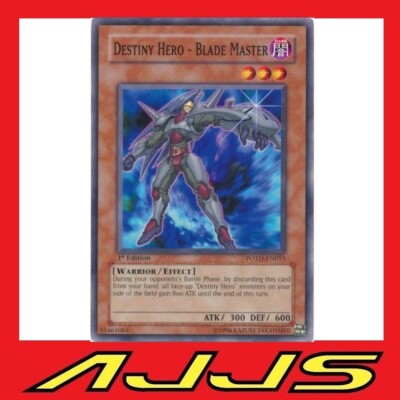 YuGiOh - Destiny Hero - Blade Master - POTD-EN015 - 1st Edition NM/M-image