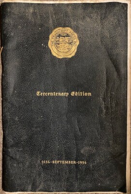 DEDHAM TRANSCRIPT: Tercentenary Edition 1636-1936 Dedham, Massachusetts HISTORY-image