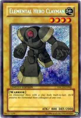 Elemental Hero Clayman (EHC2-EN002) - Secret Rare - Yugioh *FREE SHIPPING-image