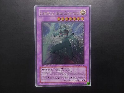 Yugioh - Elemental Hero Glow Neos STON-EN036 Ultimate Rare 1st Edition-image