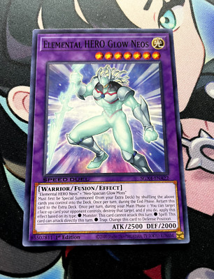 Yugioh Elemental HERO Glow Neos SGX4-ENA22 COMMON Near Mint-image