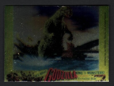 GODZILLA KING OF THE MONSTERS FOIL MOVIE POSTER CARD IN THE HARBOR-image