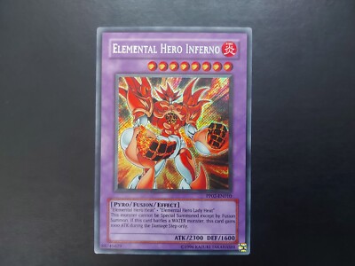 Yugioh - Elemental Hero Inferno PP02-EN010 Secret Rare-image