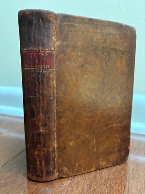 GEOGRAPHY MADE EASY by Jedidiah Morse 1807 11th Edition w/2 MAPS ANTIQUE-image