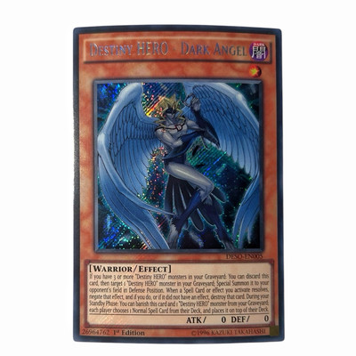 Yu-Gi-Oh! Destiny HERO - Dark Angel #DESO-EN005 1st Edition Secret Rare NM-image
