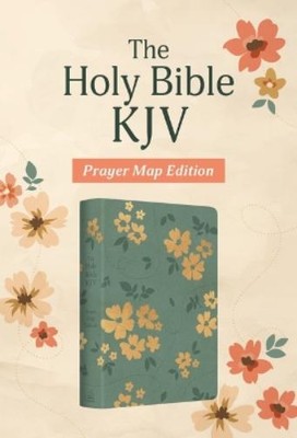Barbour Bibles The Holy Bible Kjv: Prayer Map Edition (Leather Bound)-image