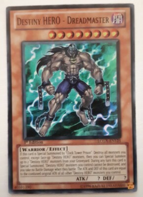 Yu-Gi-Oh! - Destiny Hero - Dreadmaster - LCGX-EN125 - Super Rare 1st Ed NM/Mint-image